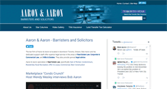 Desktop Screenshot of aaron.ca